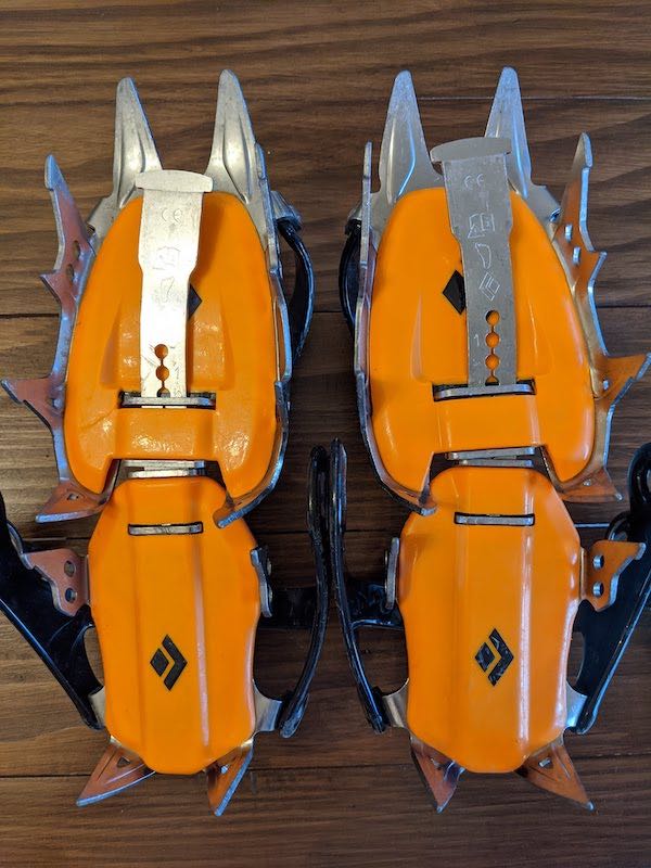 アイゼンの調整の仕方：