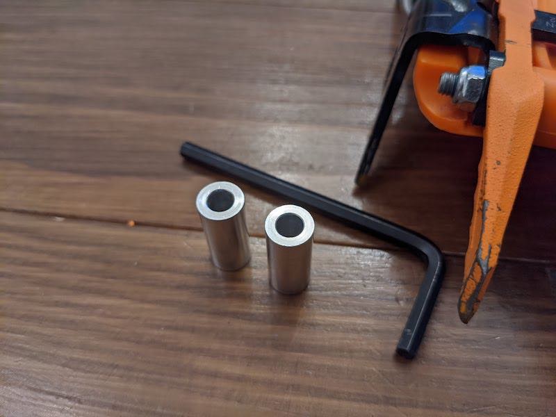 フロントの爪位置調整＆デュアルポイントからモノポイントへの変更